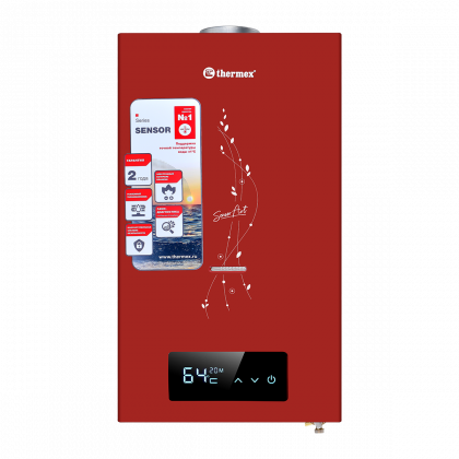 Колонка газовая Thermex S 20 MD (Art Red) фото