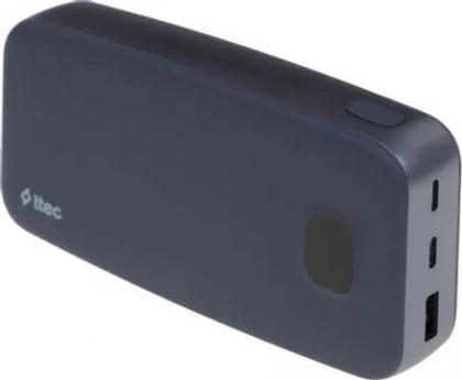 Внешний Аккумулятор TTEC ChargeUp LCD 20000mAh темно-синий (2BB211L)