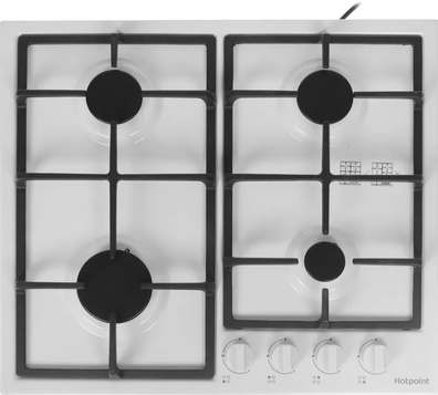 Варочная поверхность газовая Hotpoint HGMT 642 WH фото