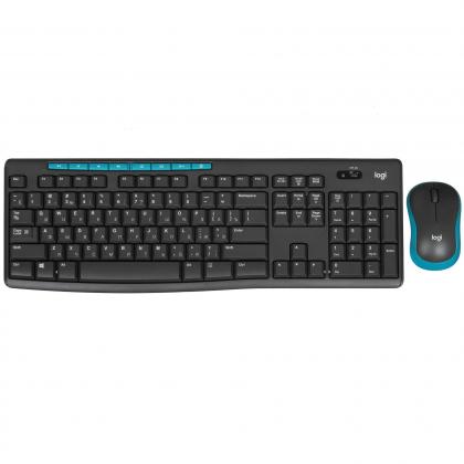 Комплект клавиатура+мышь Logitech MK275 черный 920-007721 фото