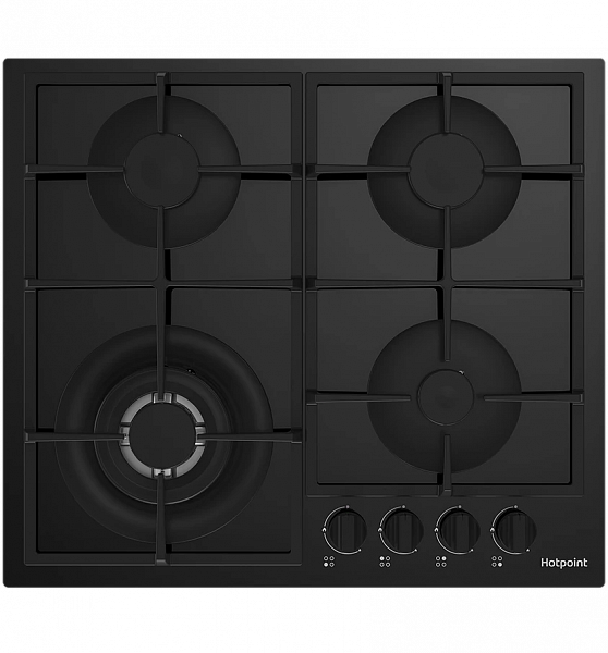 Варочная поверхность газовая Hotpoint HG 62FA/BK фото. Предпросмотр №1