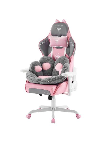Игровое кресло ZONE 51 KITTY MEOW Grey фото. Предпросмотр №2