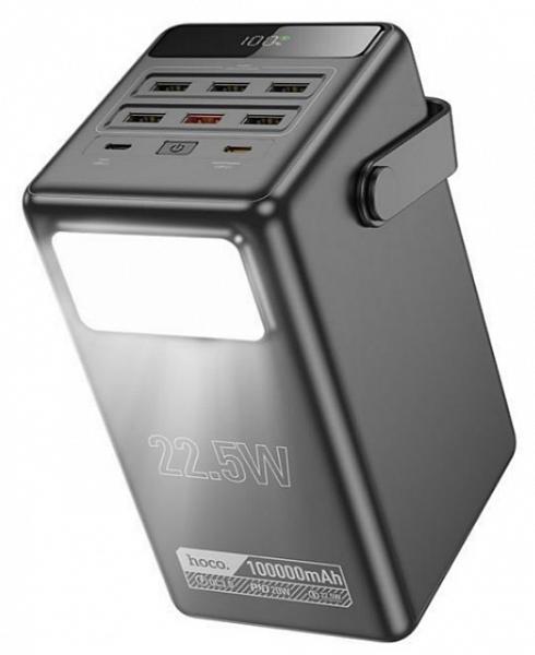 Внешний Аккумулятор Hoco DB03 Endure 100000mah Black (Дополнительный аккумулятор100000mah) фото. Предпросмотр №1