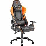 Игровое кресло ZONE 51 CLUBPOINT Black-Orange фото. Фото №3