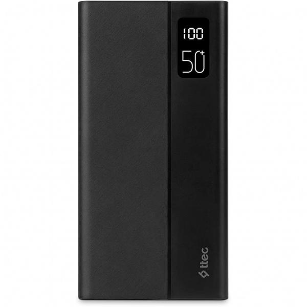Внешний Аккумулятор TTEC ReCharger Mega LCD 50000mAh PD 20W черный (2BB197S) фото. Предпросмотр №2