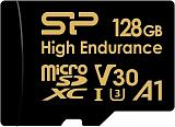 Карта памяти Silicon Power microSDXC 128Gb SP128GBSTXLV3V1NSP Elite V30 A1+ adapter фото. Фото №1