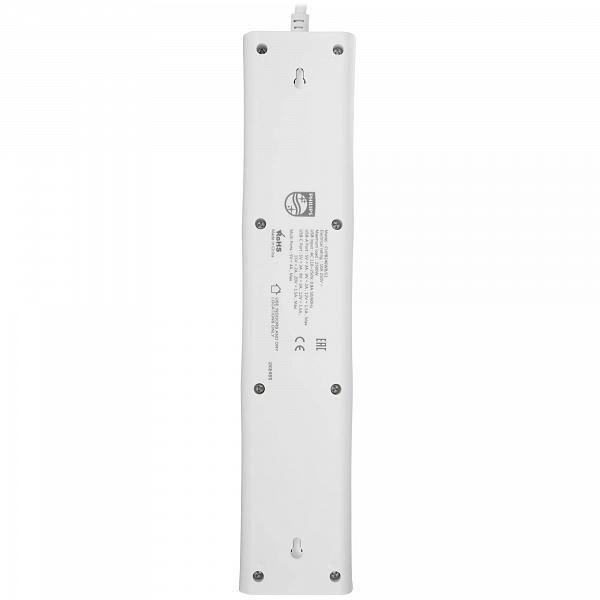 Сетевой фильтр USB 20W Philips 4*5m White (CHP4346WC/51) фото. Предпросмотр №3