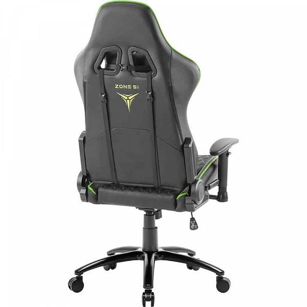Игровое кресло ZONE 51 CLUBPOINT Black-Green фото. Предпросмотр №2