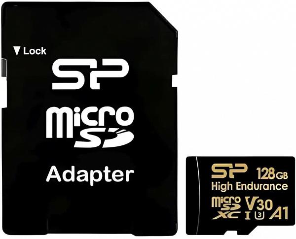 Карта памяти Silicon Power microSDXC 128Gb SP128GBSTXLV3V1NSP Elite V30 A1+ adapter фото. Предпросмотр №3