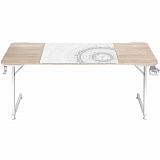 Игровой стол ZONE 51 TRINE 160 Wood/White фото. Фото №1