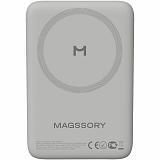 Внешний Аккумулятор Magssory Core 10k Magsafe PBN013 (титан) фото. Фото №1