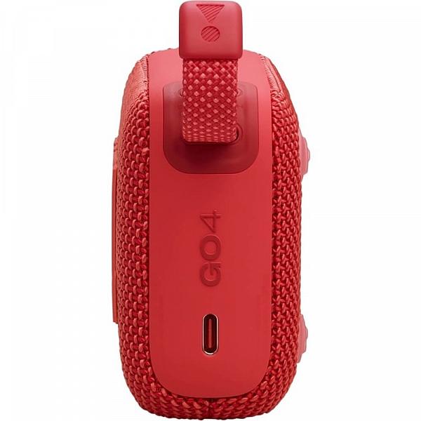 Беспроводная Акустика JBL GO 4 красная фото. Предпросмотр №4