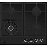 Варочная поверхность газовая Hotpoint HGS 62F/BK фото. Фото №1
