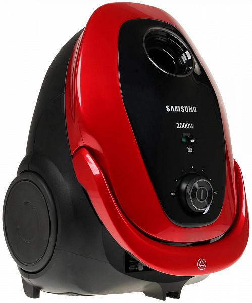 Пылесос SAMSUNG VC20M257AWR, красный фото. Предпросмотр №1