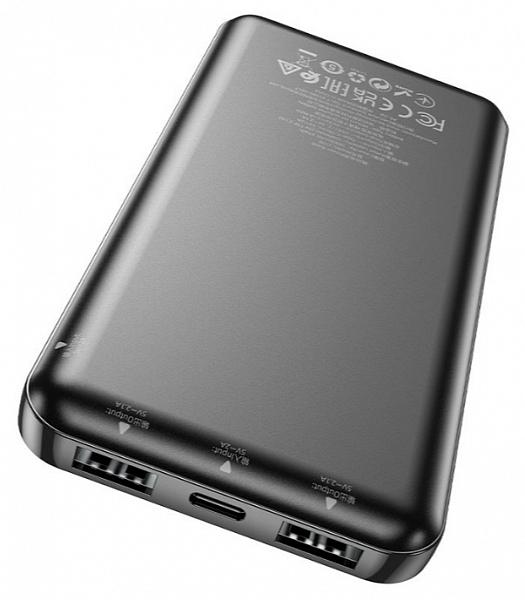 Внешний Аккумулятор Hoco J100 10000 mAh Black фото. Предпросмотр №2