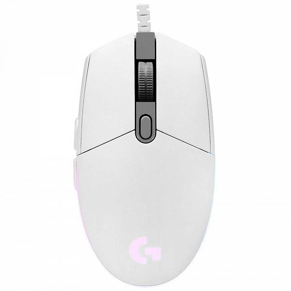 Мышь Игровая Logitech G102 LIGHTSYNC White фото. Предпросмотр №1