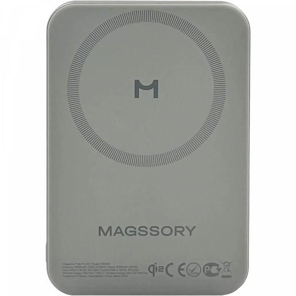 Внешний Аккумулятор Magssory Pride pro 10k Magsafe PBN022 (титан) фото. Предпросмотр №2