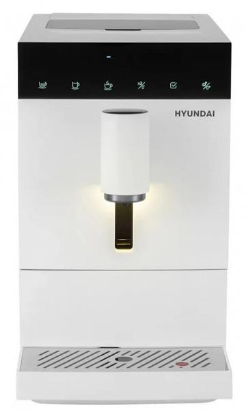 Кофемашина Hyundai HAM-4400 белый/черный фото. Предпросмотр №1
