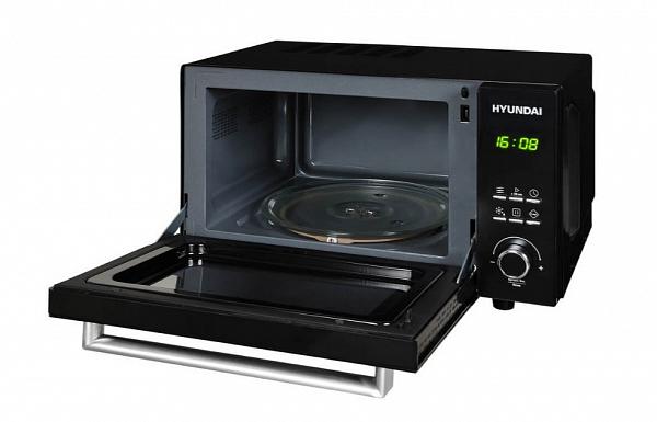 Микроволновая печь Hyundai HYM-D2073 черный/хром фото. Предпросмотр №2