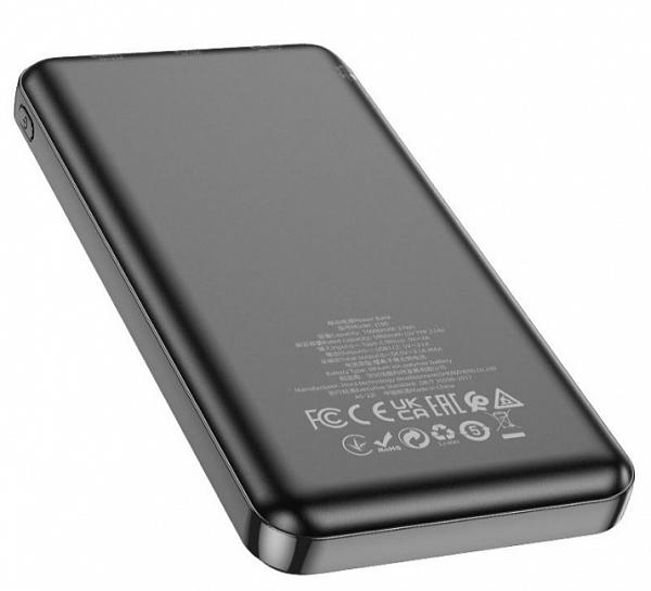 Внешний Аккумулятор Hoco J100 10000 mAh Black фото. Предпросмотр №3