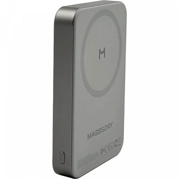 Внешний Аккумулятор Magssory Pride pro 10k Magsafe PBN022 (титан) фото. Предпросмотр №5