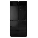 Холодильник Centek CT-1756 NF Black Glass фото. Фото №1