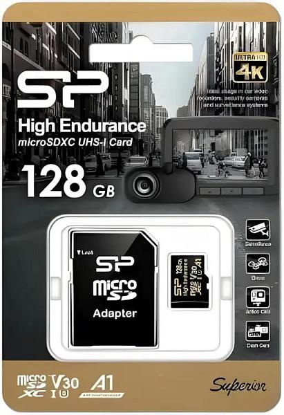 Карта памяти Silicon Power microSDXC 128Gb SP128GBSTXLV3V1NSP Elite V30 A1+ adapter фото. Предпросмотр №4