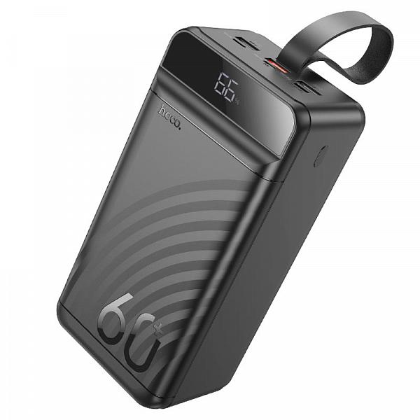 Внешний Аккумулятор Hoco J123C 60000 mAh Black (Дополнительный аккумулятор60000mah) фото. Предпросмотр №1